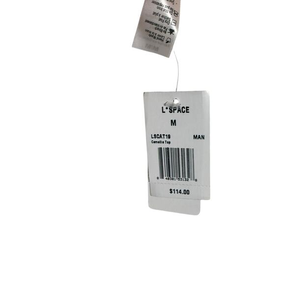 L*Space Camellia Mango Orange Balconette Underwire Bikini Swim Top Size M - Picture 6 of 7